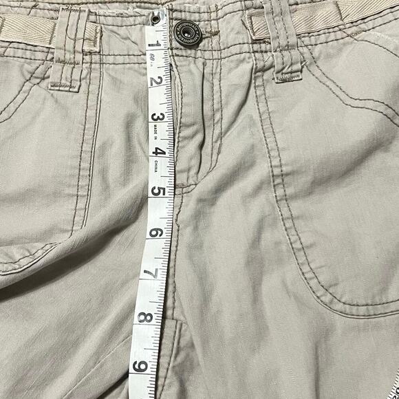 Y2K Aeropostale Low Rise Cropped Cargo Pants Size 5/6 - Picture 5 of 6